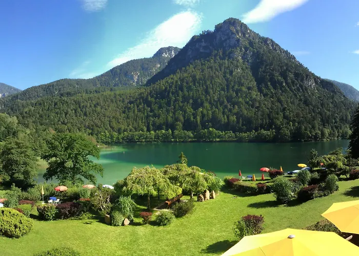 호텔 Hubertus Am Thumsee - Ruhe Fruehstueck Und Alpenpanorama